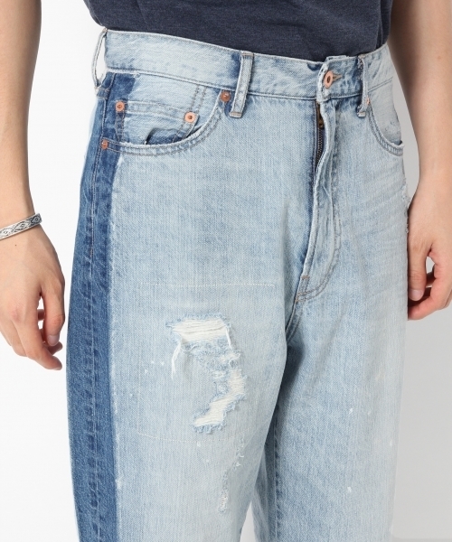 GLOBAL WORK（グローバルワーク）の「CONEデニムデザインパンツ/756944（デニムパンツ・メンズ・ブルー/ブルー系その他/ブルー系その他2・LARGE/SMALL/X-LARGE/MEDIUM）」の20枚目の写真