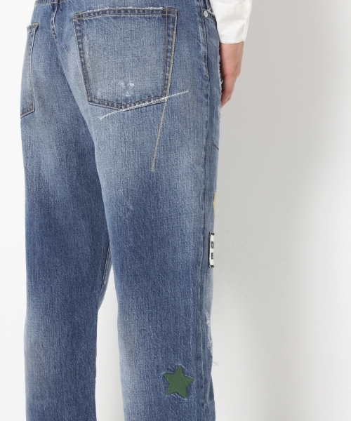 GLOBAL WORK（グローバルワーク）の「CONEデニムデザインパンツ/756944（デニムパンツ・メンズ・ブルー/ブルー系その他/ブルー系その他2・LARGE/SMALL/X-LARGE/MEDIUM）」の9枚目の写真
