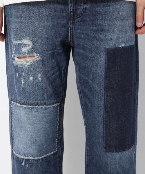 GLOBAL WORK（グローバルワーク）の「CONEデニムデザインパンツ/756944（デニムパンツ・メンズ・ブルー/ブルー系その他/ブルー系その他2・LARGE/SMALL/X-LARGE/MEDIUM）」の7枚目の写真