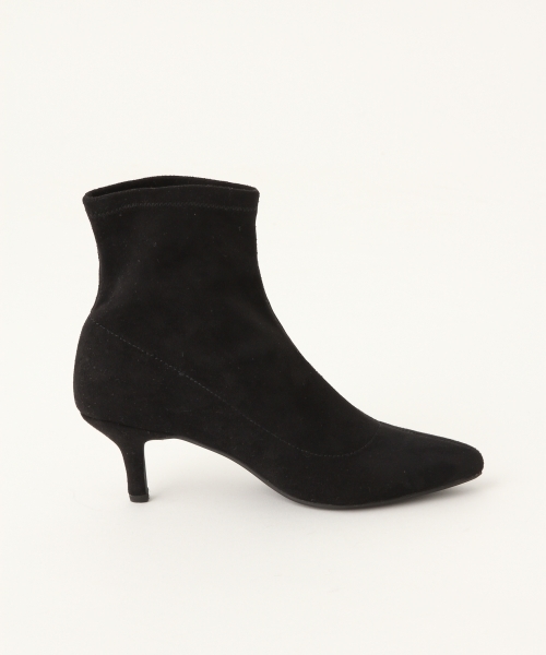 A part by（アパートバイ）の「ストレッチショートブーツ　773464 （ブーツ・レディース・ブラック/グリーン・MEDIUM/LARGE）」の6枚目の写真