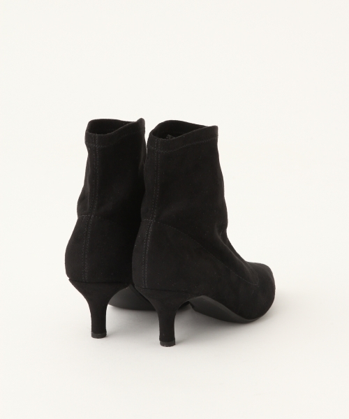 A part by（アパートバイ）の「ストレッチショートブーツ　773464 （ブーツ・レディース・ブラック/グリーン・MEDIUM/LARGE）」の7枚目の写真