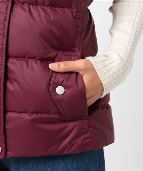 TOMMY HILFIGER（トミーヒルフィガー）の「ダウンベスト（ダウンベスト・レディース・バーガンディー/ホワイト/ブラック/ネイビー・SMALL/MEDIUM/LARGE）」の6枚目の写真