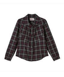 HYSTERIC GLAMOUR | SKULLジャカード 長袖パフスリーブシャツ(シャツ/ブラウス)