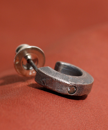 GILD（ギルド）の「GILD ギルド / Roughness texture hoop pierce ラフネス テクスチャー フープ ピアス / G171-PI01/D（ピアス（片耳用））」