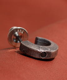 GILD（ギルド）の「GILD ギルド / Roughness texture hoop pierce ラフネス テクスチャー フープ ピアス / G171-PI01/D（ピアス（片耳用））」