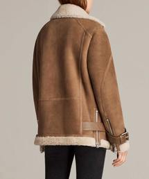 ALLSAINTS（オールセインツ）の「HAWLEY OVERSIZED SHEARLING BIKER
