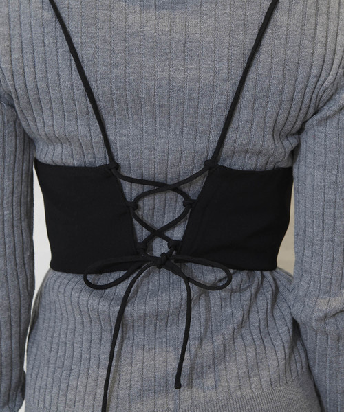 N.（N. Natural Beauty Basic）（エヌエヌナチュラルビューティーベーシック）の「◆ブラトップキャミソール（キャミソール・レディース・ブラック/ブラウン・MEDIUM）」の3枚目の写真