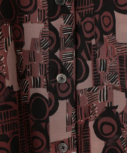 6（ロク）の「＜6(ROKU)＞OPTICAL SHIRT/シャツ（シャツ/ブラウス