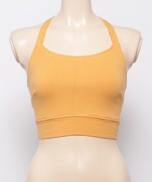 ADAM ET ROPE'（アダムエロペ）の「【PANSY】SPORTS BRA（チューブトップ・レディース・パープル/グリーン/マスタード/レンガ・1）」の2枚目の写真