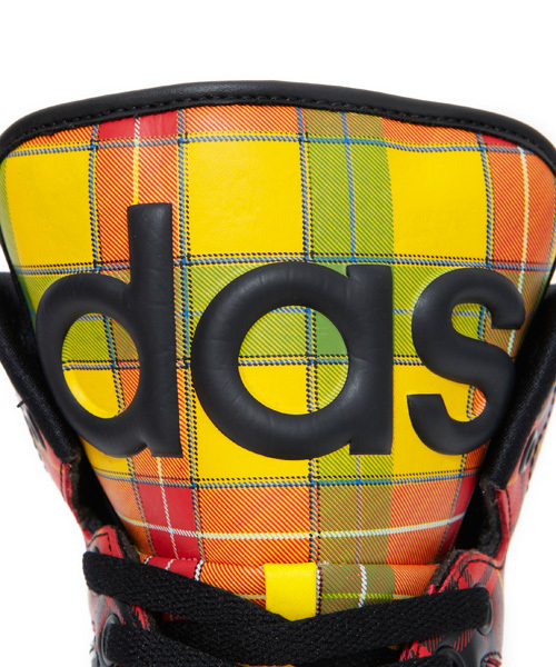 adidas Originals(アディダスオリジナルス)の「2013 アディダス×ジェレミースコット チェック柄 JS INSTINCT HI(スニーカー・レディース・ブラック・22.5cm/23cm/23.5cm/24cm/24.5cm/26cm/26.5cm/27cm/27.5cm/28cm/28.5cm/29cm)」の5枚目の写真