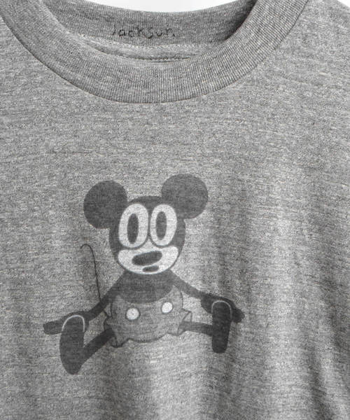 JACKSON MATISSE（ジャクソンマティス）の「JACKSON MATISSE/ジャクソンマティス Mickey Mouse Tee JM18AW048（Tシャツ/カットソー・メンズ・ホワイト/グレー・S/M/L/XS）」の5枚目の写真