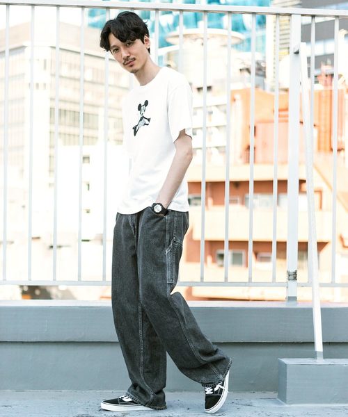 JACKSON MATISSE（ジャクソンマティス）の「JACKSON MATISSE/ジャクソンマティス Mickey Mouse Tee JM18AW048（Tシャツ/カットソー・メンズ・ホワイト/グレー・S/M/L/XS）」の6枚目の写真