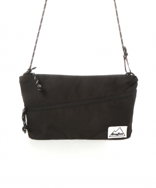 BAYFLOW（ベイフロー）の「BAYFLOW／リップストップサコッシュ（ショルダーバッグ・メンズ・ホワイト/ブラック・FREE）」の3枚目の写真