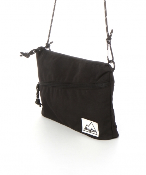 BAYFLOW（ベイフロー）の「BAYFLOW／リップストップサコッシュ（ショルダーバッグ・メンズ・ホワイト/ブラック・FREE）」の4枚目の写真