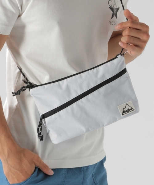 BAYFLOW（ベイフロー）の「BAYFLOW／リップストップサコッシュ（ショルダーバッグ・メンズ・ホワイト/ブラック・FREE）」の15枚目の写真