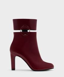 リングディテールカフブーツ / RING DETAIL CALF BOOTS