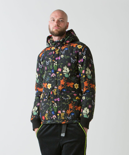 rehacer（レアセル）の「rehacer : Botanical Down jacket