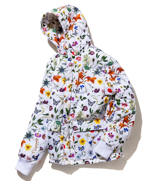 rehacer（レアセル）の「rehacer : Botanical Down jacket