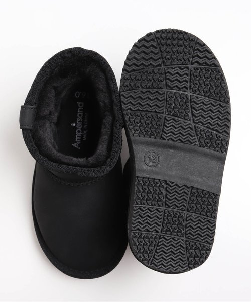 Ampersand(アンパサンド)の「トドラー合皮ショートボアブーツ(ブーツ・キッズ・カーキ/ブラック/ブラウン・16/20/18/17/21/19)」の8枚目の写真