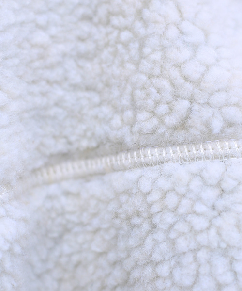 Bab Bou Jeloud（バブブージュルード）の「【WEB限定】ボアリバーシブルブルゾン（ブルゾン・レディース・アイボリー/ブラック/モカ/ベージュ・FREE）」の17枚目の写真