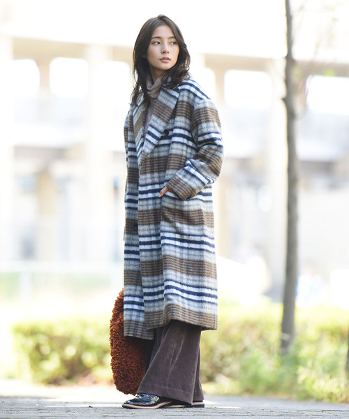 LIPSTAR（リップスター）の「モールハイネックカットソー（Tシャツ/カットソー・レディース・ベージュ/ネイビー/グリーン/ボルドー・M）」の7枚目の写真