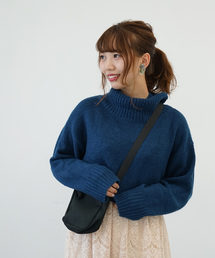 earth music&ecology | ・フワフワタートルネックニットプルオーバー ●(ニット/セーター)