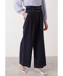 NATURAL BEAUTY BASIC | 配色ステッチワイドパンツ(その他パンツ)