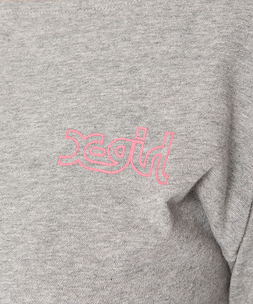 X-girl（エックスガール）の「BASIC DRESS（ワンピース・レディース・ネイビー/ホワイト/マルチ/ブラック/アッシュグレー・1/2）」の10枚目の写真