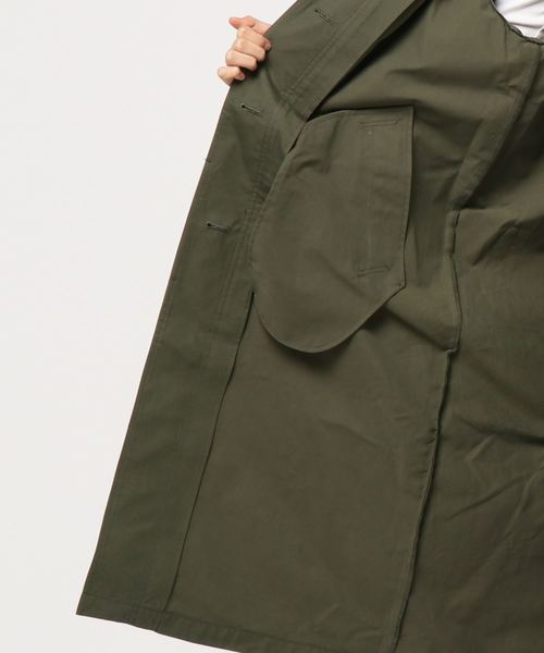 GLOBAL WORK(グローバルワーク)の「ステンカラーロングコート /830037(ステンカラーコート・レディース・ベージュ/カーキ・FREE)」の7枚目の写真
