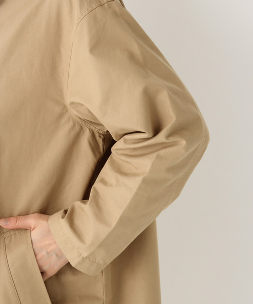 GLOBAL WORK(グローバルワーク)の「ステンカラーロングコート /830037(ステンカラーコート・レディース・ベージュ/カーキ・FREE)」の17枚目の写真