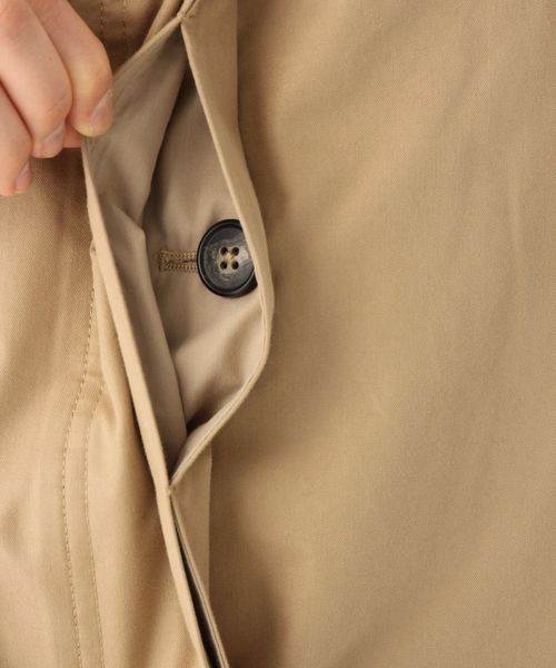 GLOBAL WORK(グローバルワーク)の「ステンカラーロングコート /830037(ステンカラーコート・レディース・ベージュ/カーキ・FREE)」の20枚目の写真