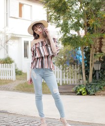 LIPSERVICE | バックリボンDenim　パンツ(その他パンツ)