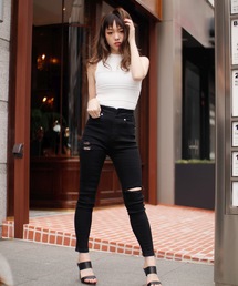 LIPSERVICE | バックリボンDenim　パンツ(その他パンツ)