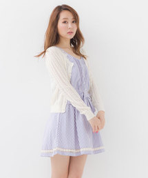 パターンメッシュカーディガン-2014SS-
