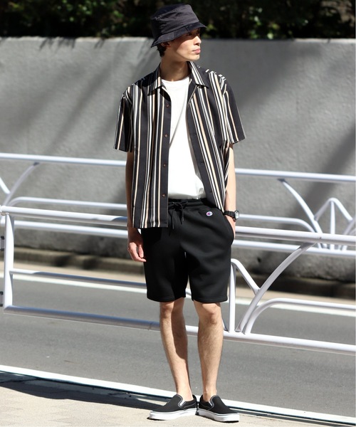 Champion（チャンピオン）の「Champion×EDIFICE / チャンピオン別注 WRAP-AIR VENT SHORT（その他パンツ・メンズ・ライトグレー/ブラック/ブルー・LARGE/MEDIUM/SMALL）」の16枚目の写真