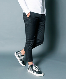 【Magine】CTN STRETCH SERGE CROPPED TAPERED PANTS : コットンストレッチ サージ クロップドパンツ