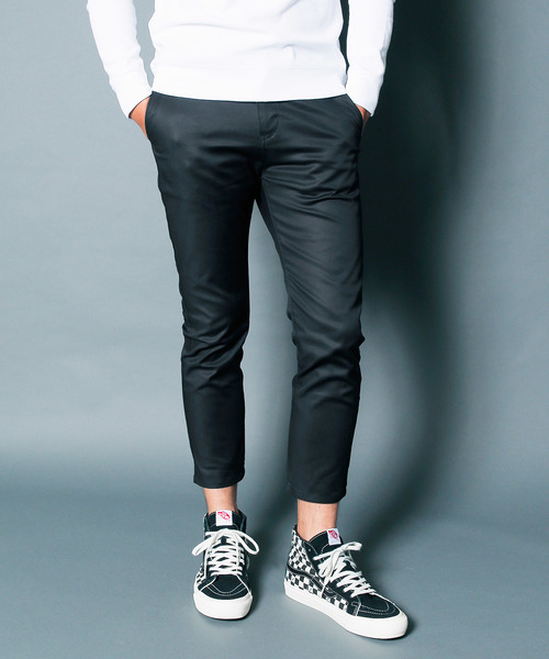 Magine(マージン)の「【Magine】CTN STRETCH SERGE CROPPED TAPERED PANTS : コットンストレッチ サージ クロップドパンツ(その他パンツ・メンズ・ブラック/ベージュ/ネイビー/オリーブ・44/46/48)」の6枚目の写真