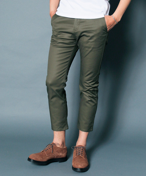 Magine(マージン)の「【Magine】CTN STRETCH SERGE CROPPED TAPERED PANTS : コットンストレッチ サージ クロップドパンツ(その他パンツ・メンズ・ブラック/ベージュ/ネイビー/オリーブ・44/46/48)」の15枚目の写真