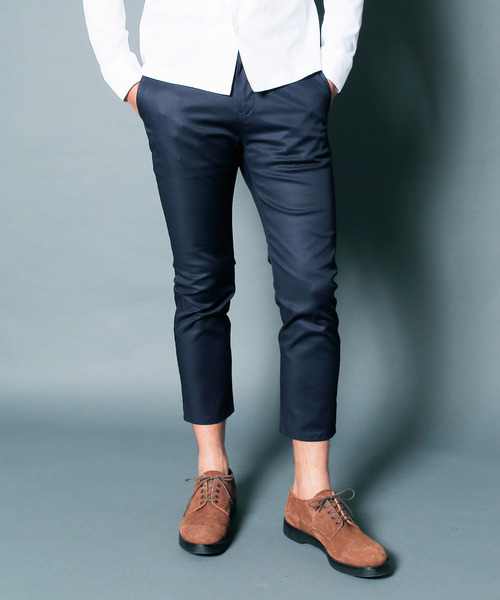 Magine(マージン)の「【Magine】CTN STRETCH SERGE CROPPED TAPERED PANTS : コットンストレッチ サージ クロップドパンツ(その他パンツ・メンズ・ブラック/ベージュ/ネイビー/オリーブ・44/46/48)」の20枚目の写真
