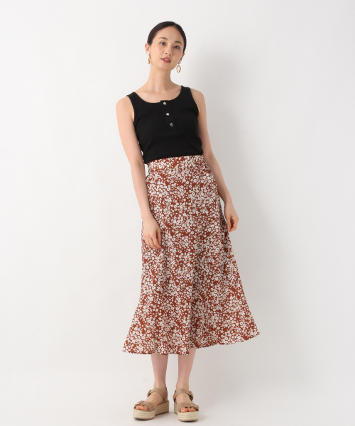 GLOBAL WORK（グローバルワーク）の「スナップボタンタンク/839930（タンクトップ・レディース・ホワイト/ブラック/ブラウン/オフホワイト・MEDIUM/LARGE）」の12枚目の写真