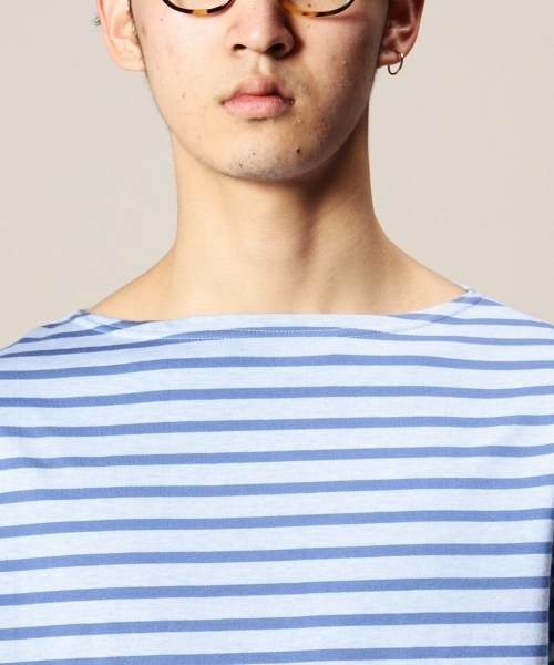 BEAUTY&YOUTH UNITED ARROWS（ビューティーアンドユースユナイテッドアローズ）の「＜ORCIVAL＞ BORDER SHORT/SLEEVE/カットソー §◆（Tシャツ/カットソー・メンズ・グレー/レッド/ケリー/ライトブルー/ロイヤルブルー/その他1・4/5/3）」の11枚目の写真