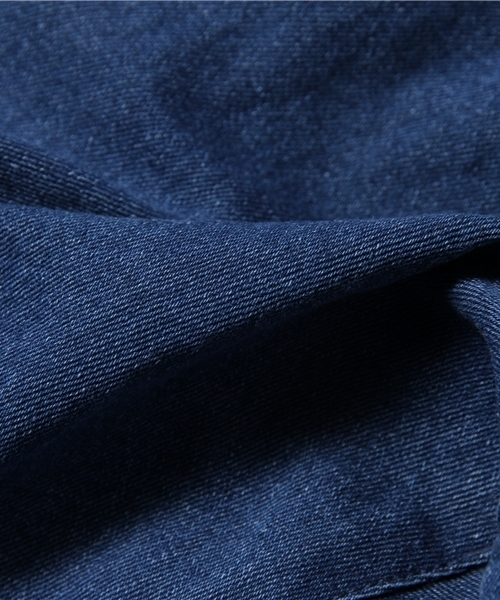 WEGO(ウィゴー)の「WEGO/サスペンダー付きハイウエストタックパンツ(デニムパンツ・レディース・ホワイト/ブルー/サックスブルー・LARGE/MEDIUM)」の6枚目の写真