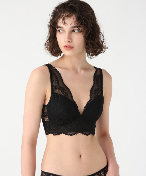 bijorie（ビジュリィ）の「【新色入荷！】バタフライレース／Vバックブラレット（ブラジャー・レディース・ホワイト/ブラック/ブラウン/オリーブ/ブルー・M/L）」の8枚目の写真