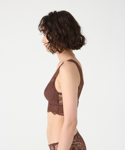 bijorie（ビジュリィ）の「【新色入荷！】バタフライレース／Vバックブラレット（ブラジャー・レディース・ホワイト/ブラック/ブラウン/オリーブ/ブルー・M/L）」の12枚目の写真