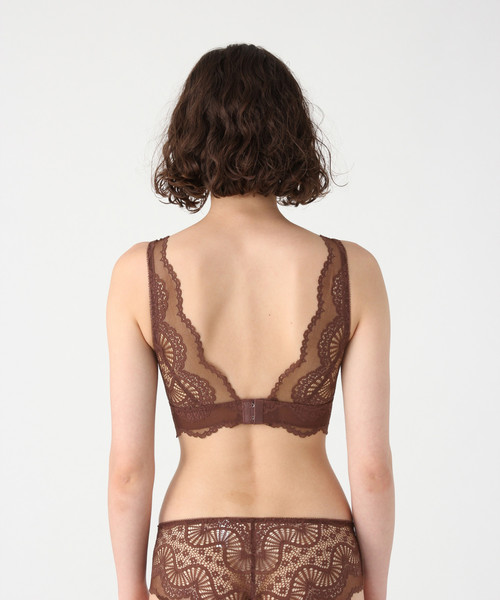 bijorie（ビジュリィ）の「【新色入荷！】バタフライレース／Vバックブラレット（ブラジャー・レディース・ホワイト/ブラック/ブラウン/オリーブ/ブルー・M/L）」の13枚目の写真