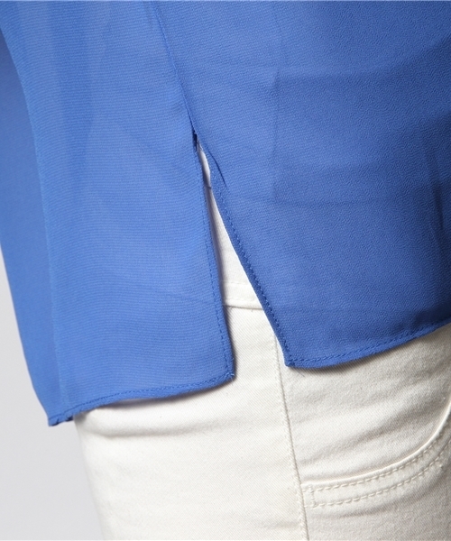 ROSE BUD（ローズバッド）の「LBL-14149 SEETHROUGH-T（シャツ/ブラウス・レディース・ホワイト/イエロー/ミント/ブルー/ブラック・ONE SIZE）」の9枚目の写真