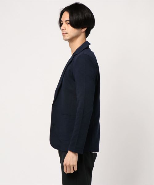 Bling Leads（ブリングリーズ）の「【Bl】カルゼダンボールジャケット（テーラードジャケット・メンズ・ブラック/ネイビー/杢グレー/チャコールグレー・MEDIUM/LARGE/X-LARGE）」の5枚目の写真