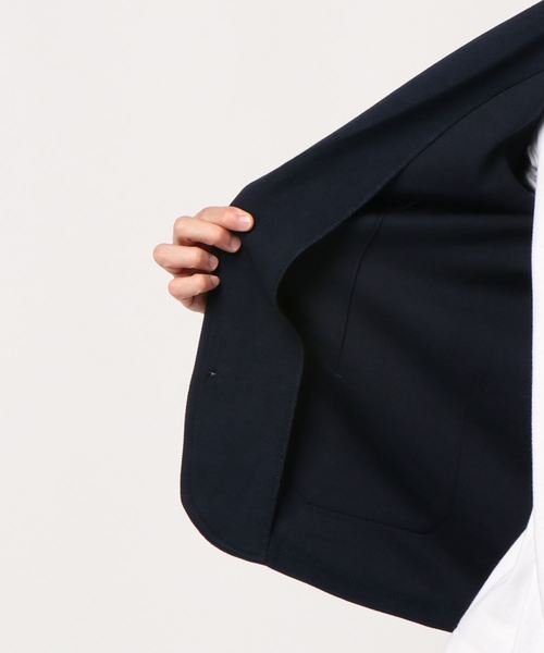 Bling Leads（ブリングリーズ）の「【Bl】カルゼダンボールジャケット（テーラードジャケット・メンズ・ブラック/ネイビー/杢グレー/チャコールグレー・MEDIUM/LARGE/X-LARGE）」の8枚目の写真