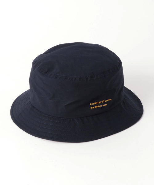 BEAUTY&YOUTH UNITED ARROWS（ビューティーアンドユースユナイテッドアローズ）の「BY ロゴ バケットハット（ハット・メンズ・ブラック/ネイビー・FREE）」の2枚目の写真