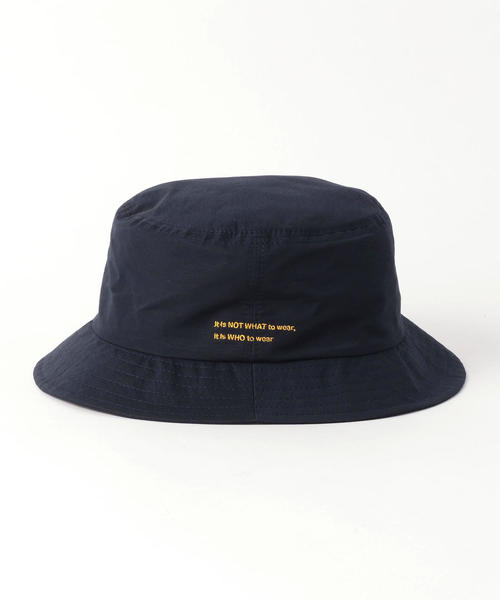 BEAUTY&YOUTH UNITED ARROWS（ビューティーアンドユースユナイテッドアローズ）の「BY ロゴ バケットハット（ハット・メンズ・ブラック/ネイビー・FREE）」の6枚目の写真